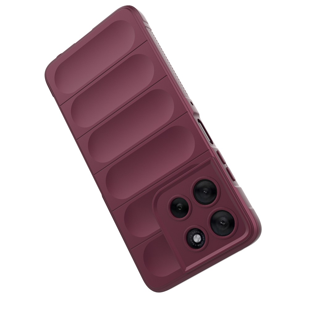 Motorola Moto G56 5G Skal Magic Shield Vinröd - Teknikhallen.se