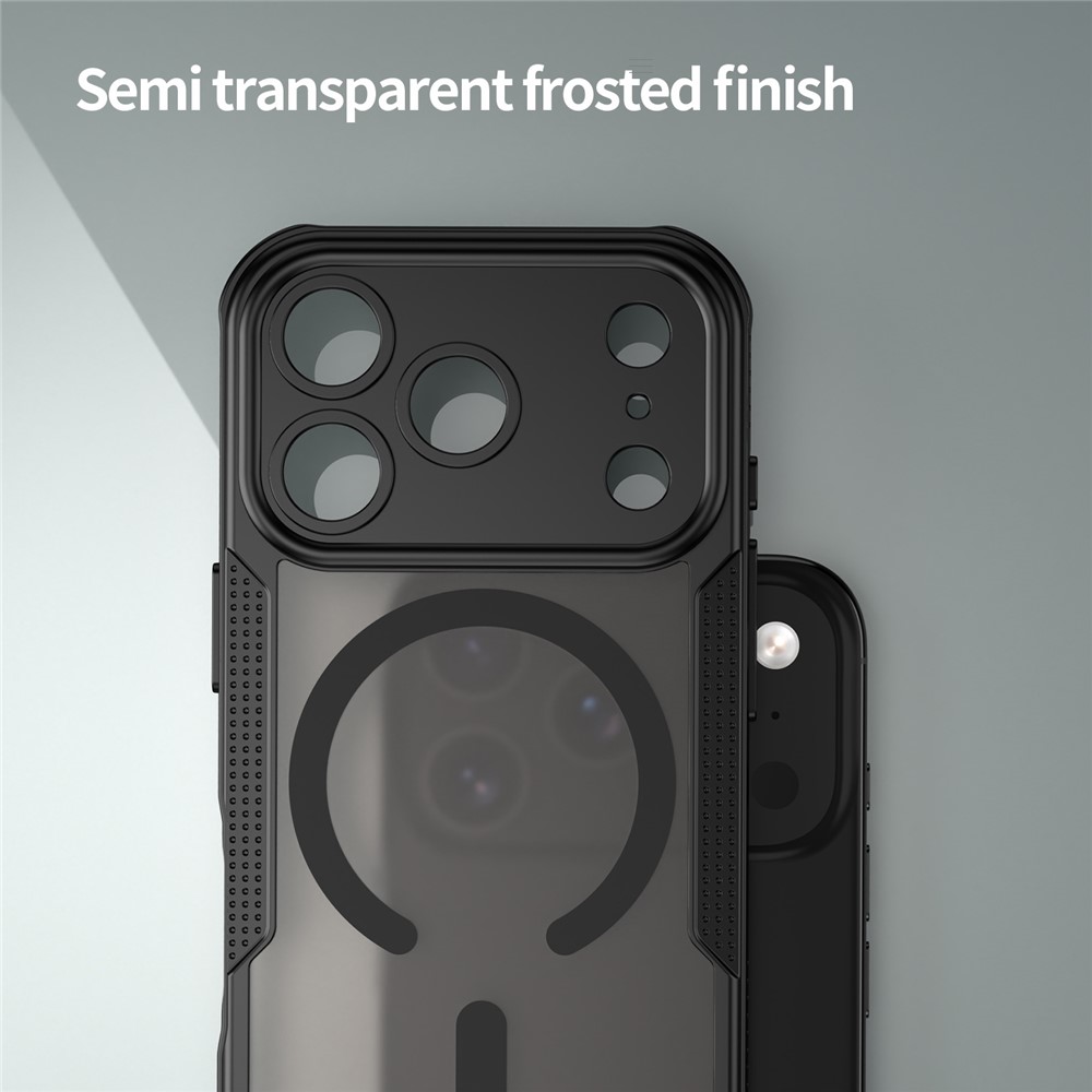  iPhone 17 Pro Skal MagSafe Hybrid Armor Svart - Teknikhallen.se