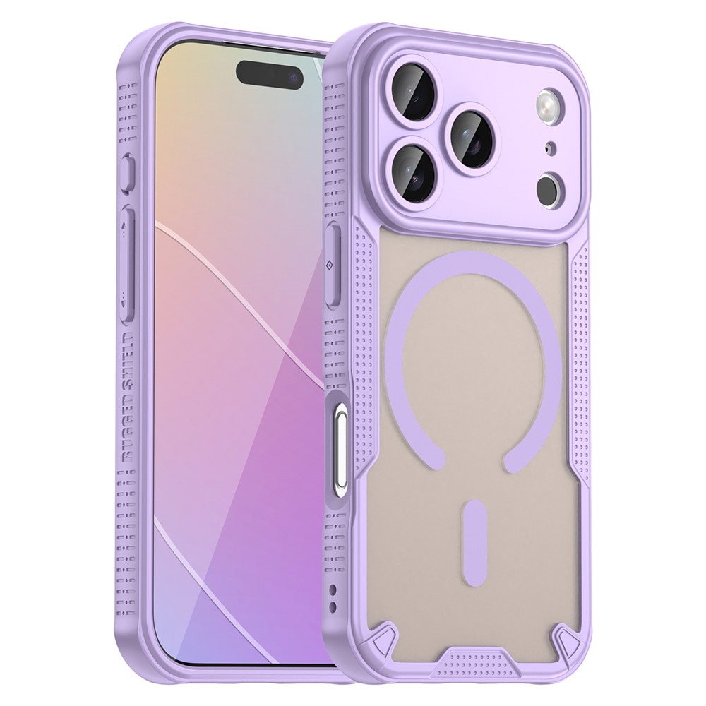  iPhone 17 Pro Skal MagSafe Hybrid Armor Lila - Teknikhallen.se