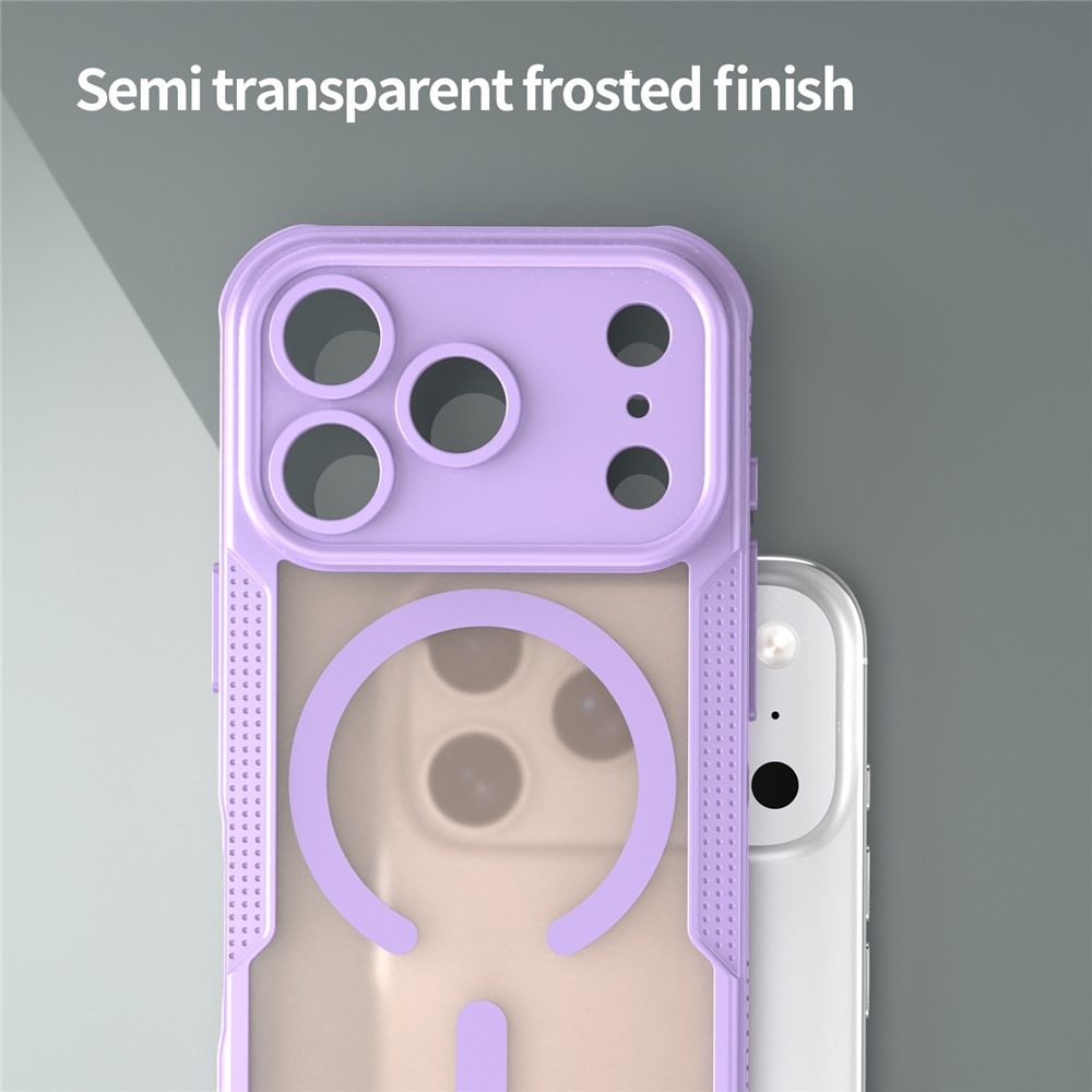  iPhone 17 Pro Skal MagSafe Hybrid Armor Lila - Teknikhallen.se