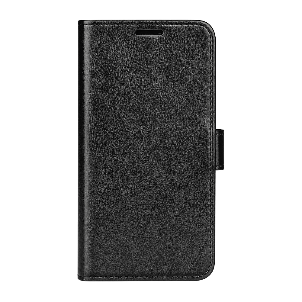  Motorola Moto G56 5G Fodral Crazy Horse Läder Svart - Teknikhallen.se
