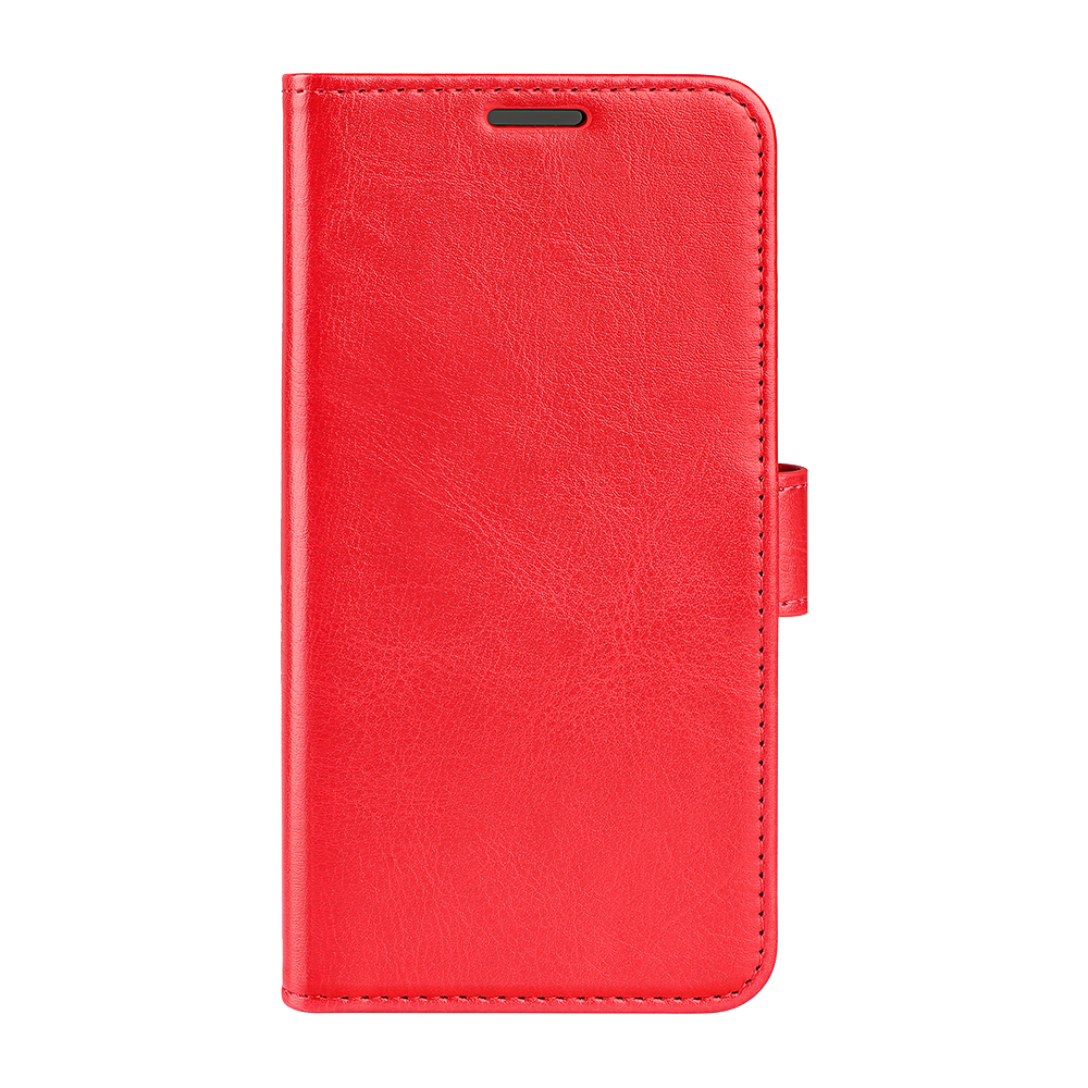  Motorola Moto G56 5G Fodral Crazy Horse Läder Röd - Teknikhallen.se