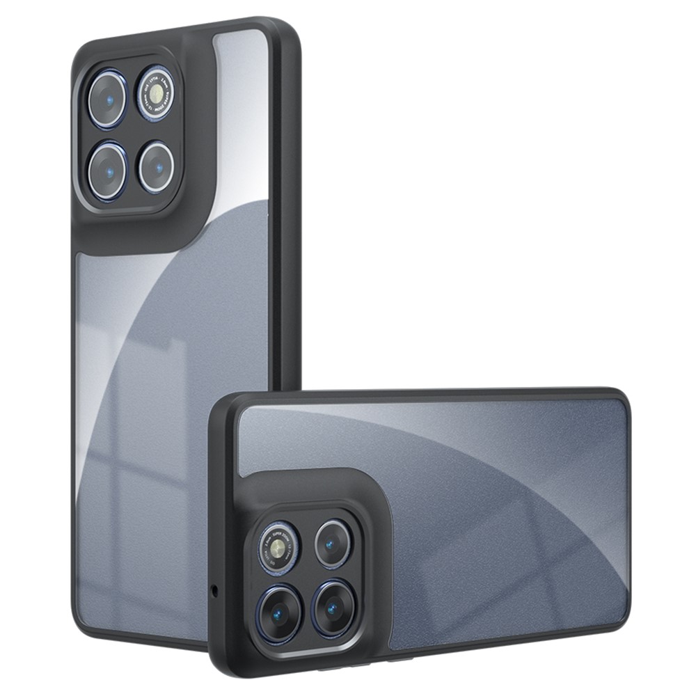  Motorola Moto G86 Power / G86 5G Skal Hybrid Svart - Teknikhallen.se