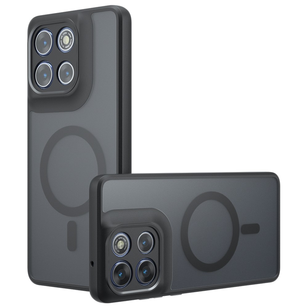  Motorola Moto G86 Power / G86 5G Skal MagSafe Hybrid Svart - Teknikhallen.se