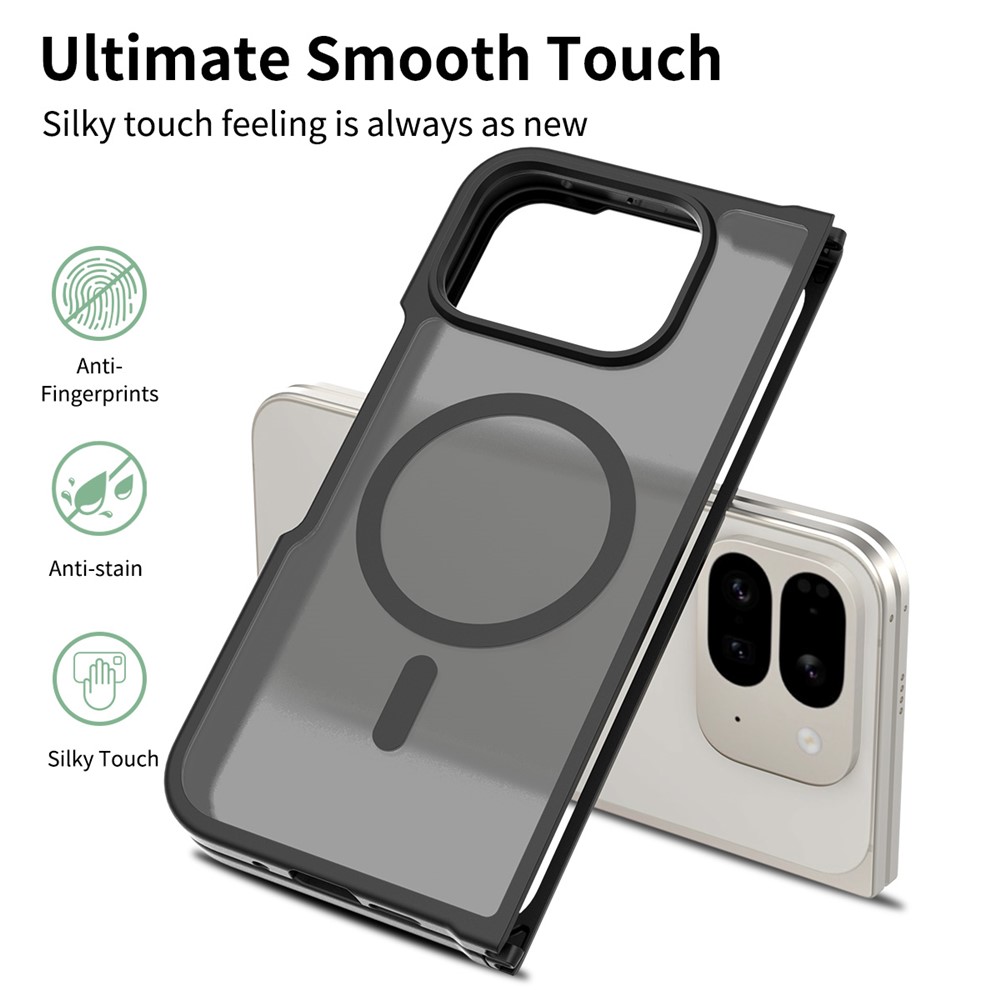  Google Pixel 10 Pro Fold Skal MagSafe Hybrid Skin Touch Svart - Teknikhallen.se