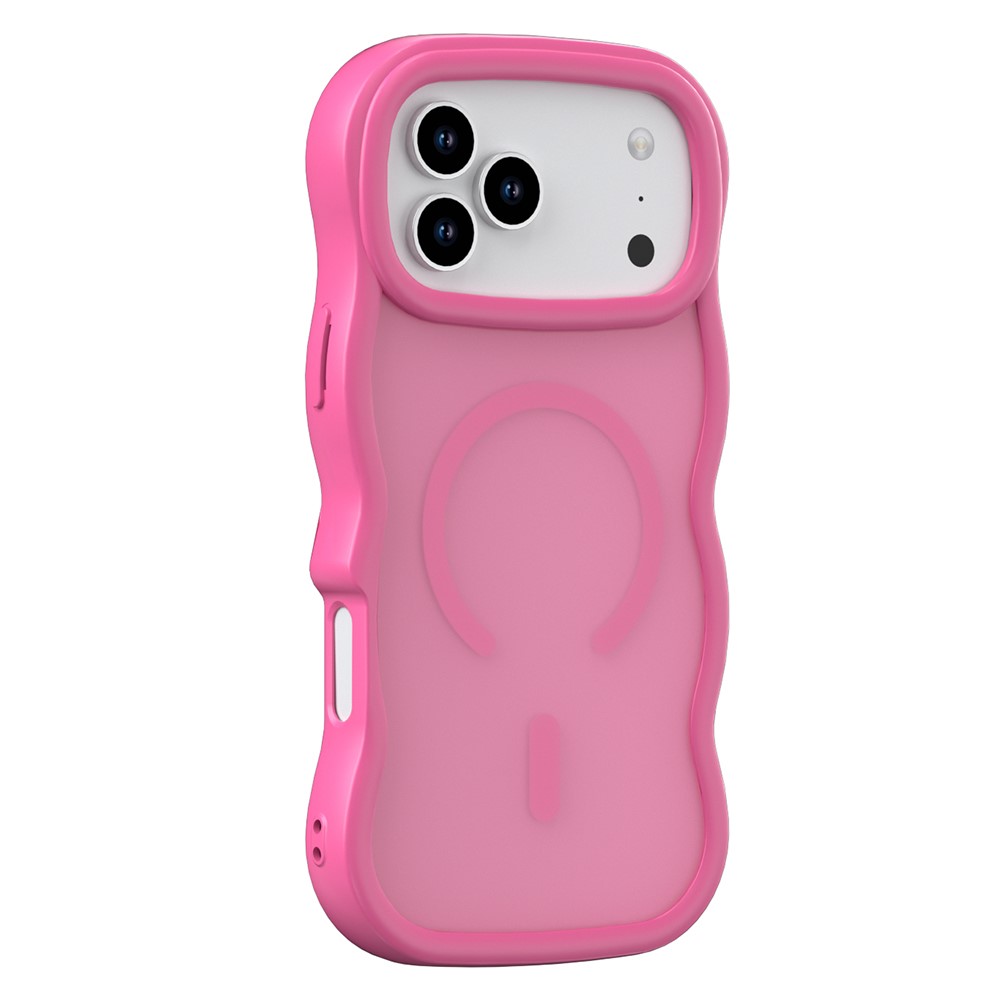  iPhone 17 Pro Skal MagSafe Wavy Matt Rosa - Teknikhallen.se