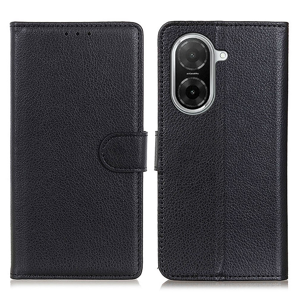  Xiaomi Redmi A5 Fodral Litchi Läder Svart - Teknikhallen.se