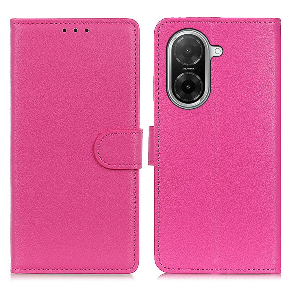  Xiaomi Redmi A5 Fodral Litchi Läder Rosa - Teknikhallen.se