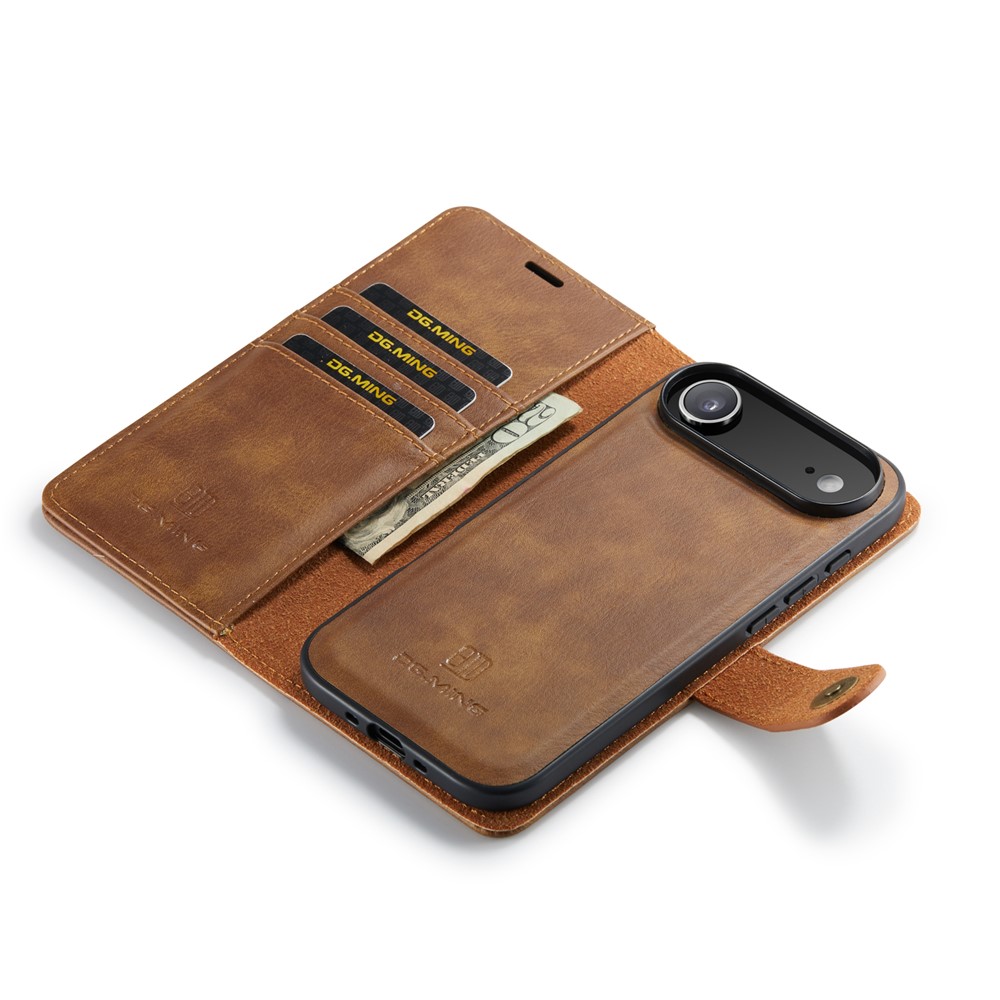 DG.MING DG.MING iPhone 17 Air 2in1 Magnet Fodral / Skal Brun - Teknikhallen.se