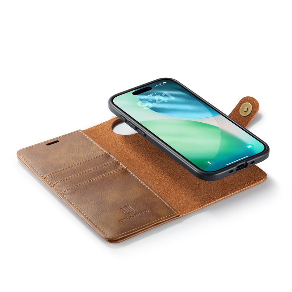 DG.MING DG.MING iPhone 17 Air 2in1 Magnet Fodral / Skal Brun - Teknikhallen.se