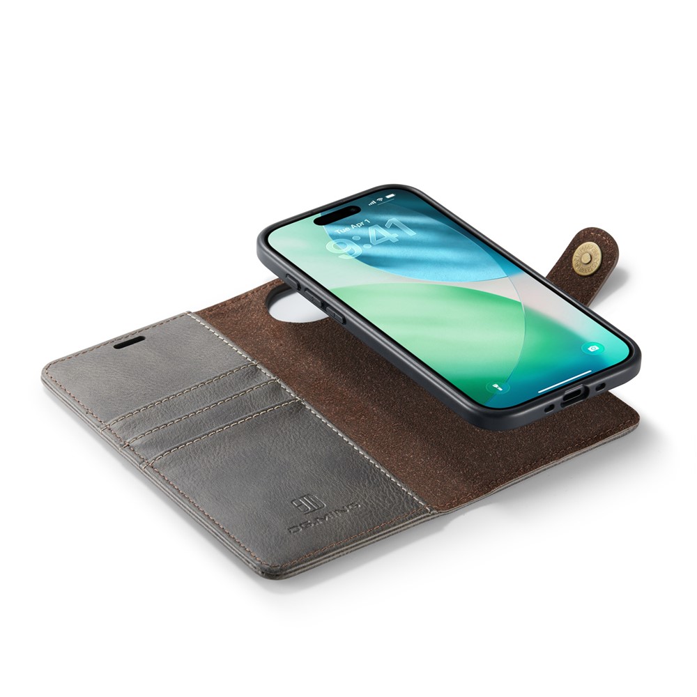 DG.MING DG.MING iPhone 17 Air 2in1 Magnet Fodral / Skal Grå - Teknikhallen.se