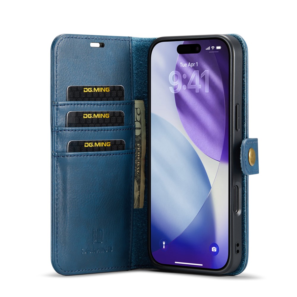 DG.MING DG.MING iPhone 17 Pro 2in1 Magnet Fodral / Skal Blå - Teknikhallen.se