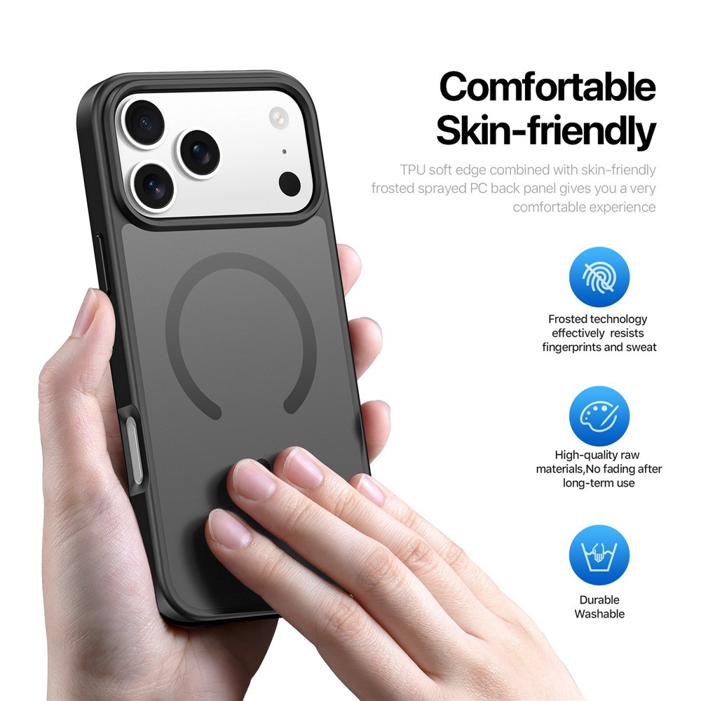 DUX DUCIS DUX DUCIS iPhone 17 Pro Skal MagSafe Yind Series Svart - Teknikhallen.se