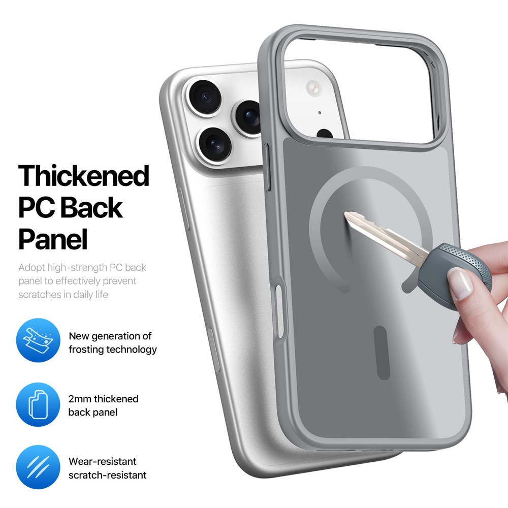 DUX DUCIS DUX DUCIS iPhone 17 Pro Skal MagSafe Yind Series Grå - Teknikhallen.se
