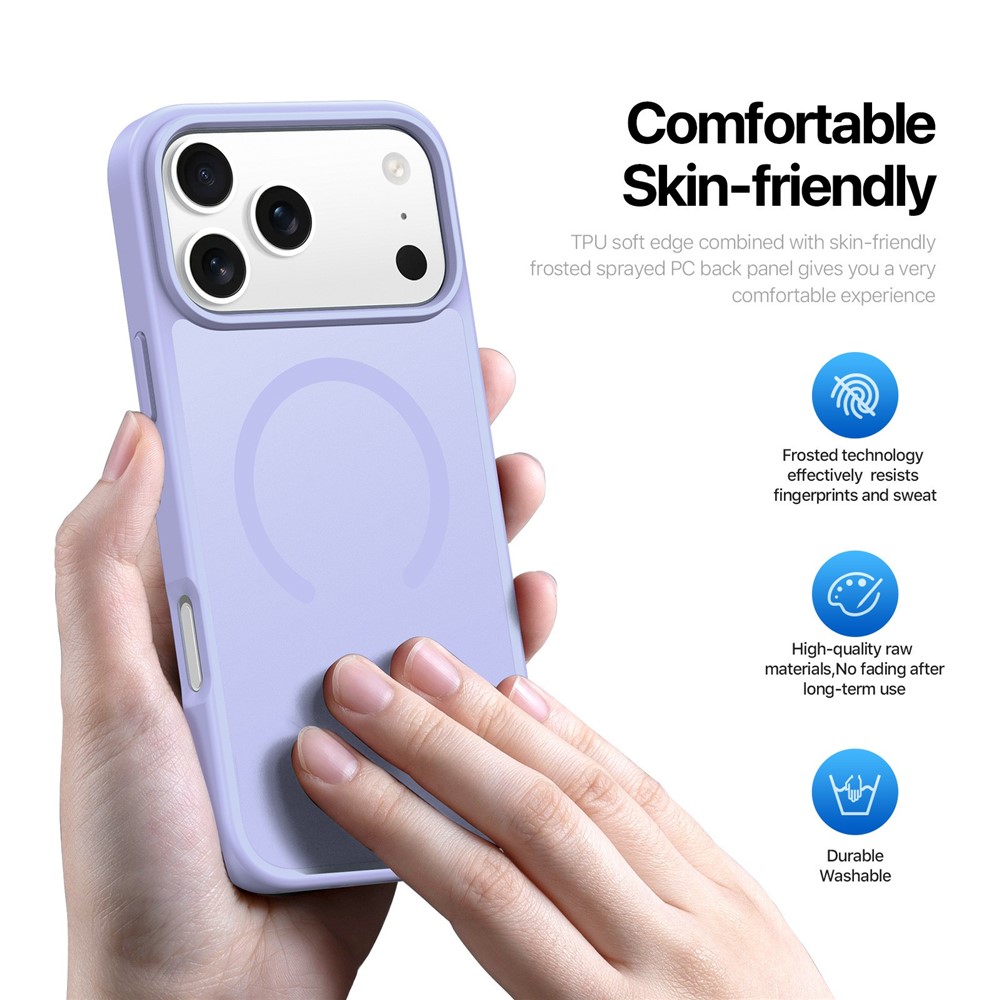 DUX DUCIS DUX DUCIS iPhone 17 Pro Skal MagSafe Yind Series Lila - Teknikhallen.se