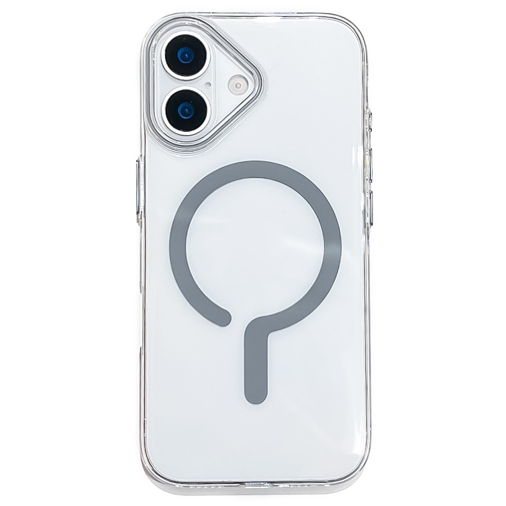  iPhone 17 Skal MagSafe Transparent / Grå - Teknikhallen.se