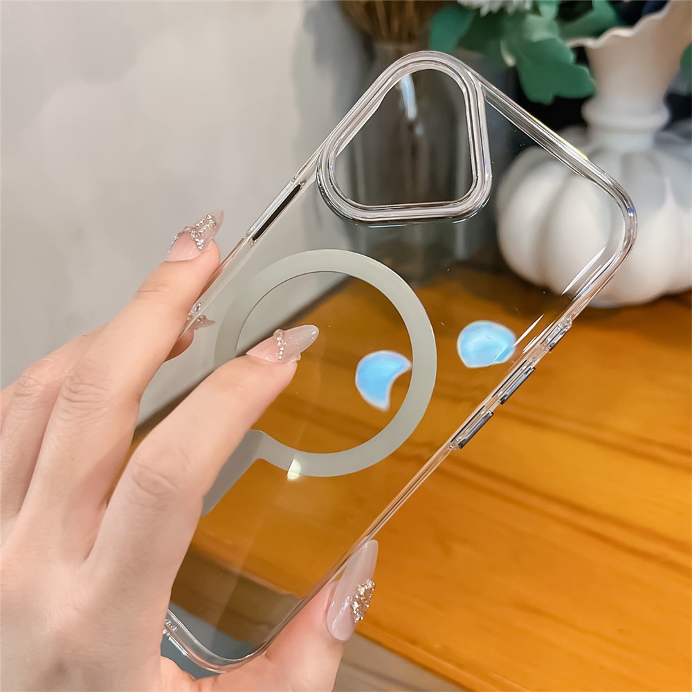  iPhone 17 Skal MagSafe Transparent / Grå - Teknikhallen.se