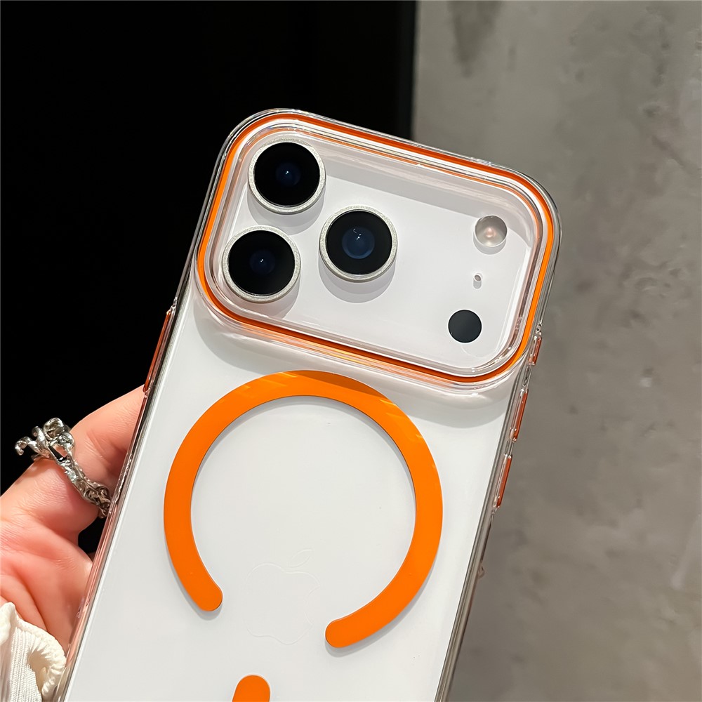  iPhone 17 Pro Max Skal MagSafe Transparent / Grå - Teknikhallen.se