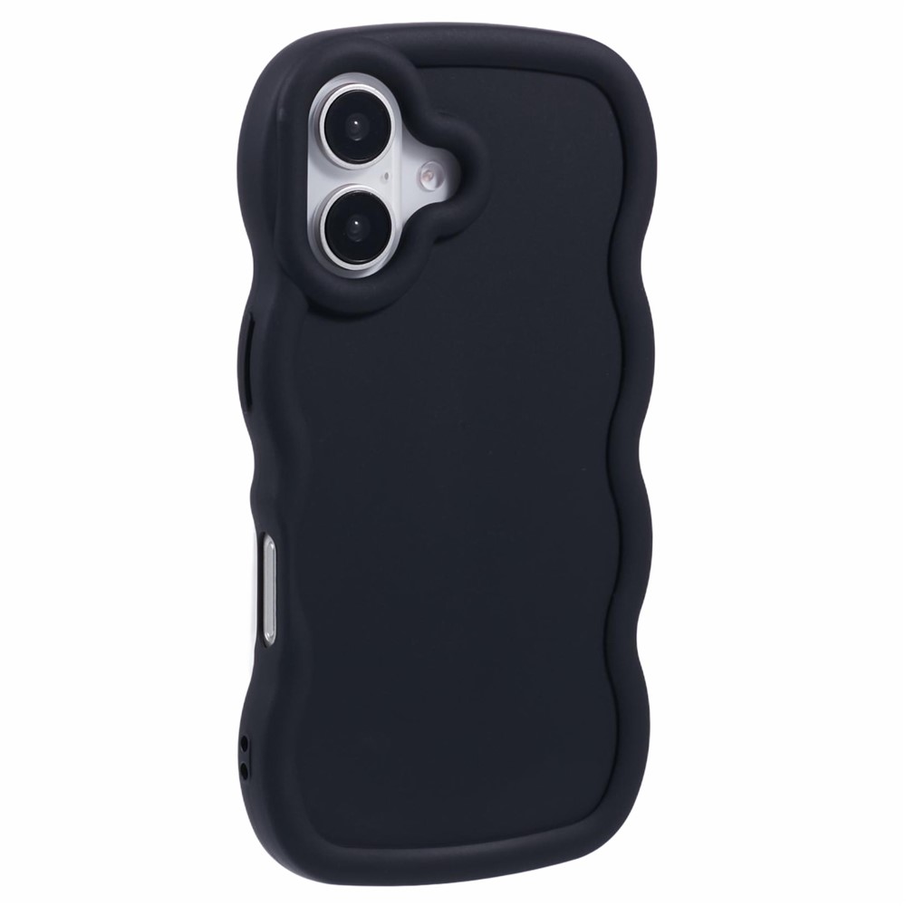  iPhone 17 Mobilskal Wavy Svart - Teknikhallen.se