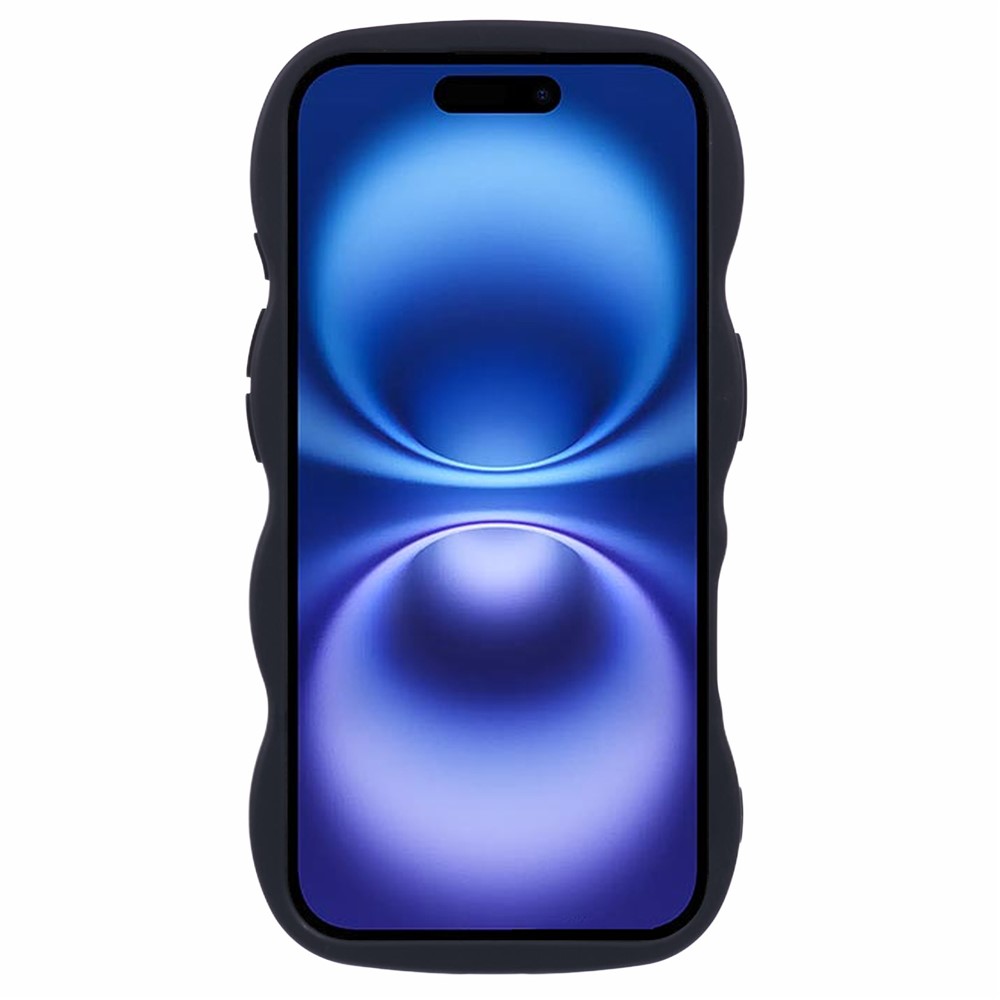  iPhone 17 Mobilskal Wavy Svart - Teknikhallen.se