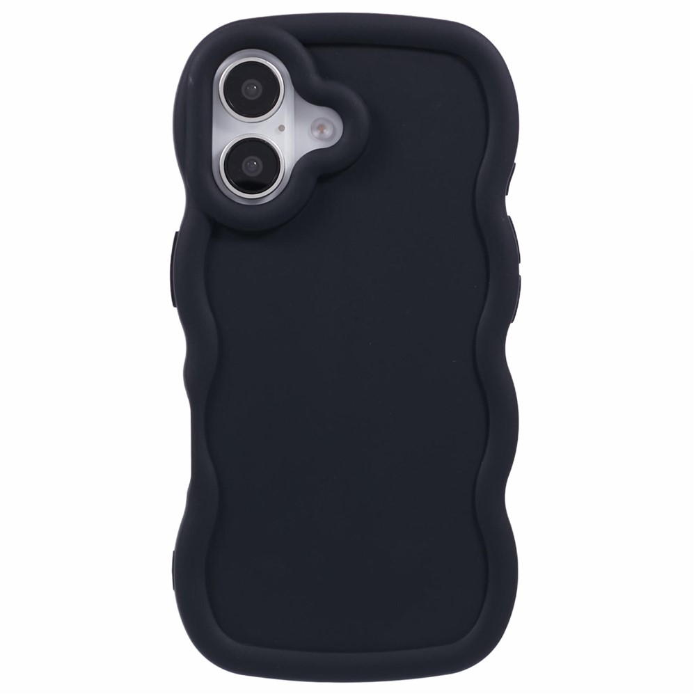  iPhone 17 Mobilskal Wavy Svart - Teknikhallen.se