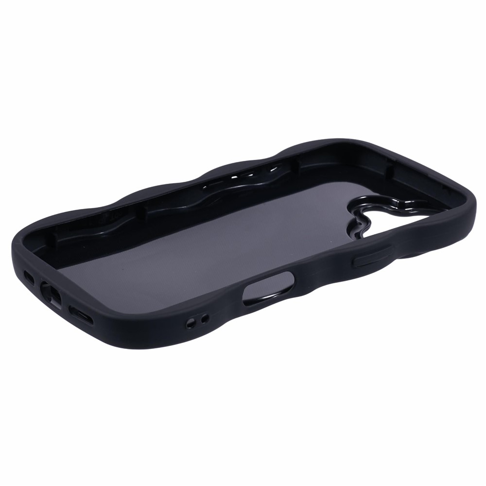  iPhone 17 Mobilskal Wavy Svart - Teknikhallen.se