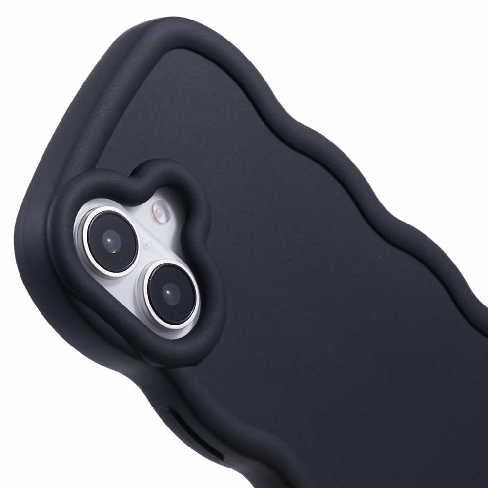  iPhone 17 Mobilskal Wavy Svart - Teknikhallen.se