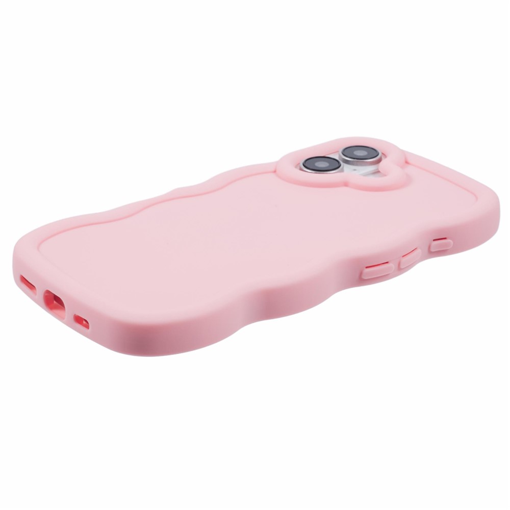  iPhone 17 Mobilskal Wavy Ljus Rosa - Teknikhallen.se