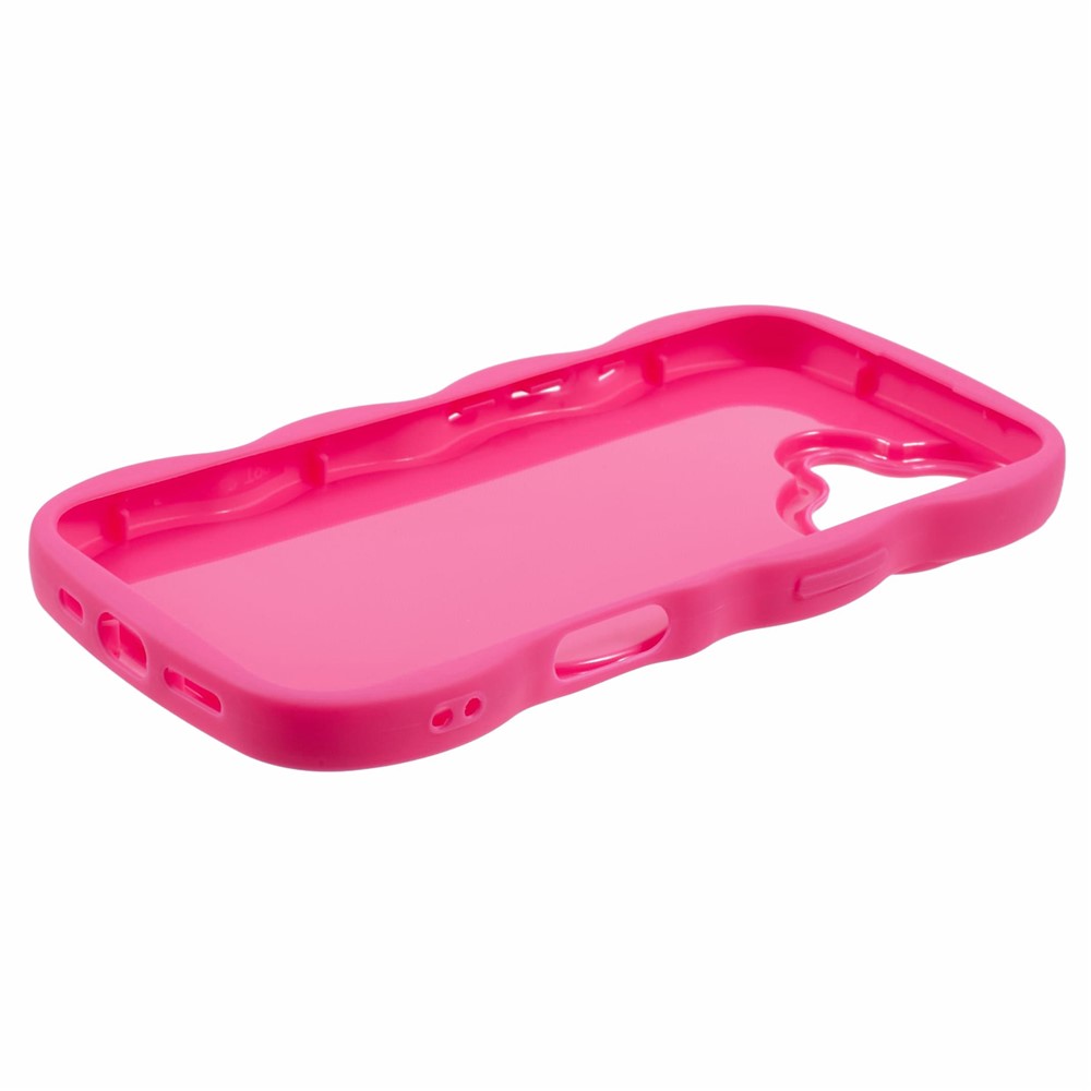  iPhone 17 Mobilskal Wavy Rosa - Teknikhallen.se