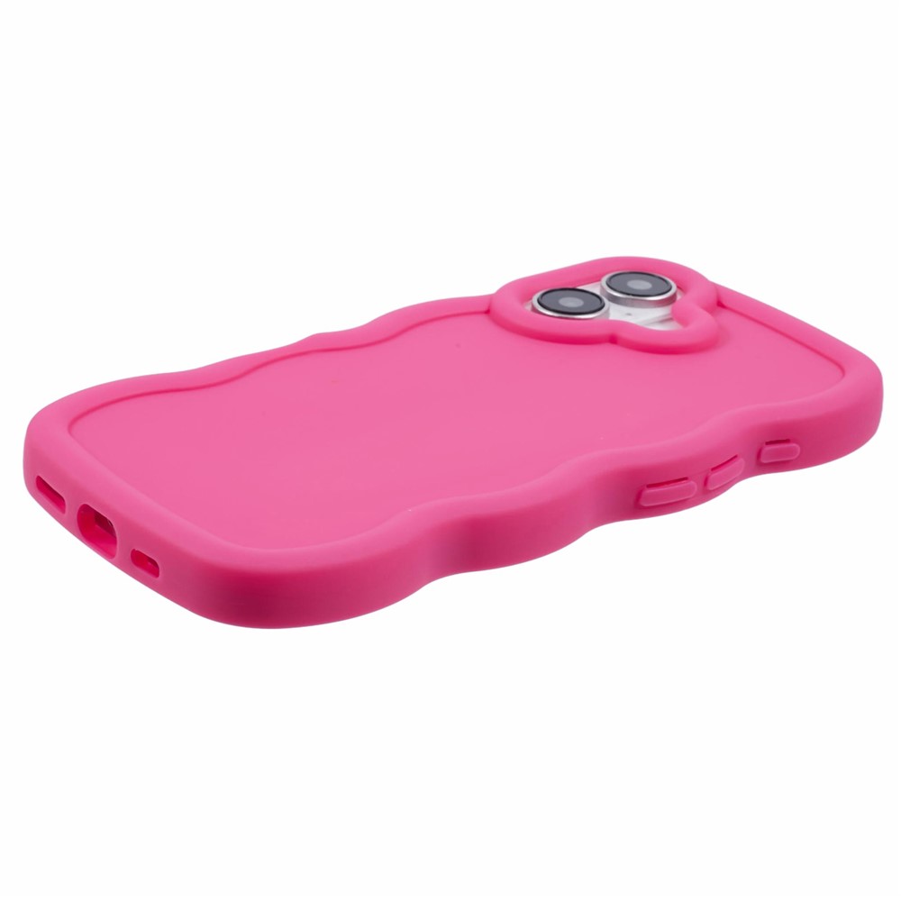  iPhone 17 Mobilskal Wavy Rosa - Teknikhallen.se