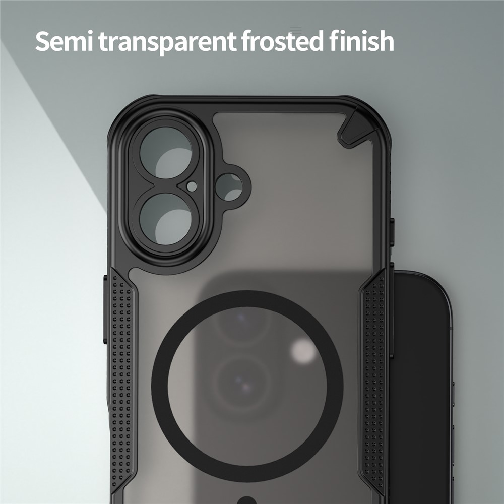  iPhone 17 Skal MagSafe Hybrid Armor Svart - Teknikhallen.se