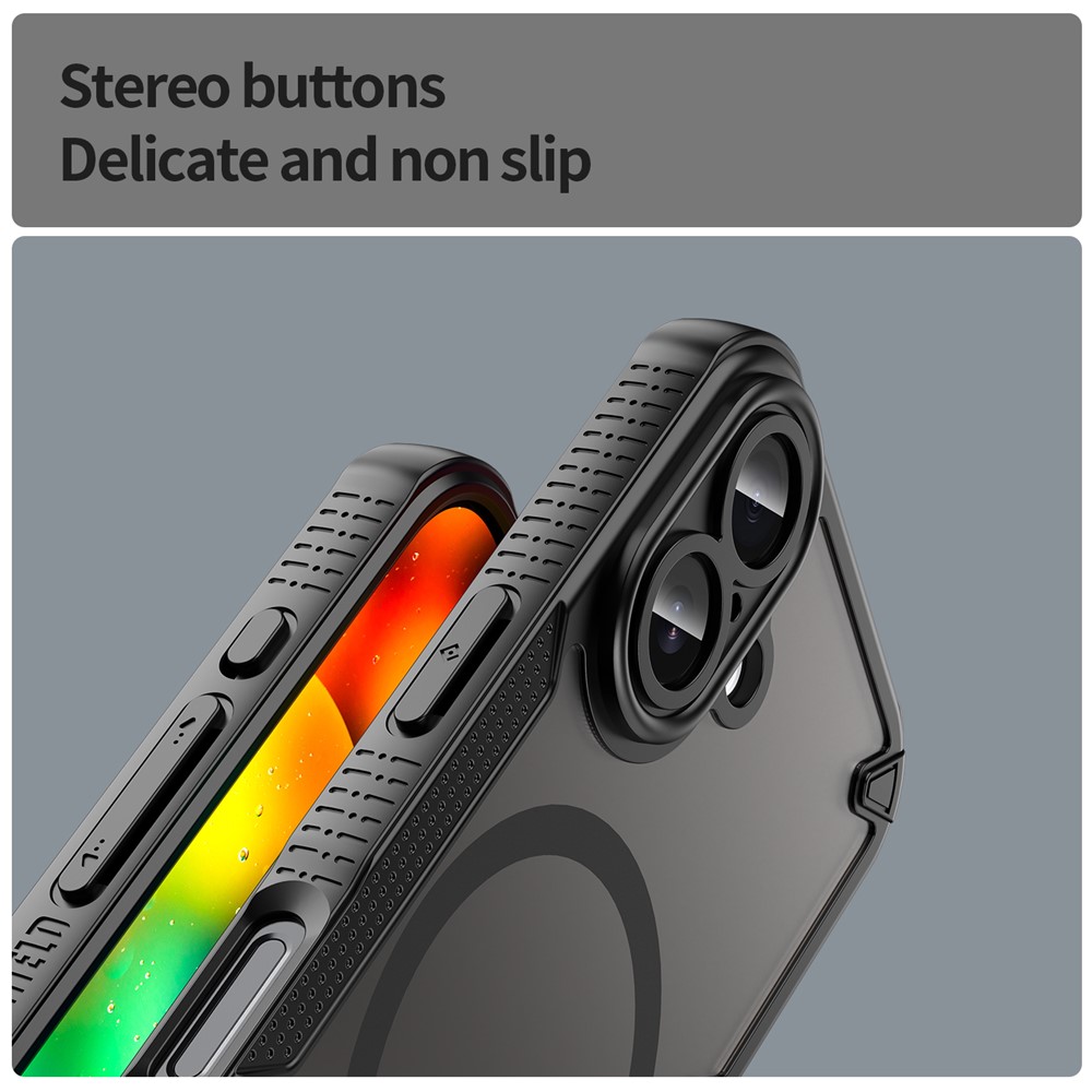  iPhone 17 Skal MagSafe Hybrid Armor Svart - Teknikhallen.se
