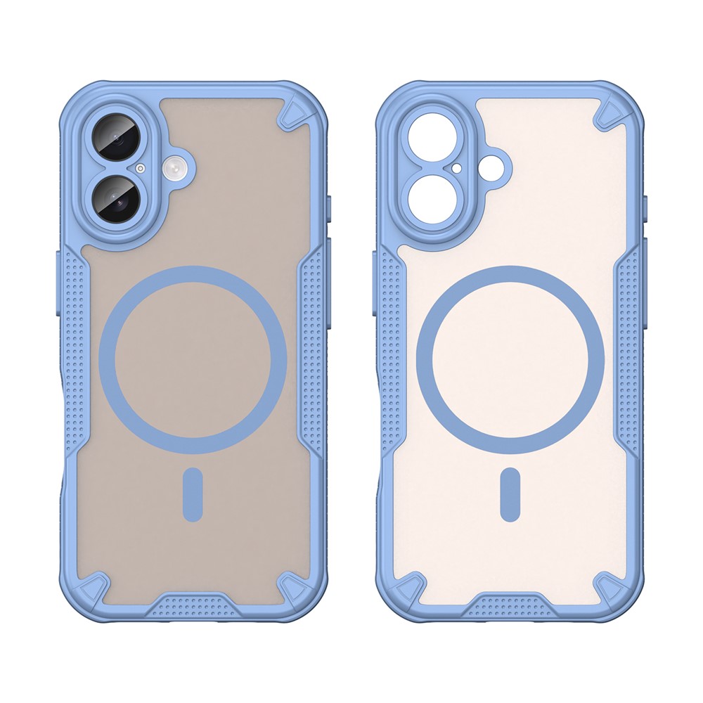  iPhone 17 Skal MagSafe Hybrid Armor Blå - Teknikhallen.se