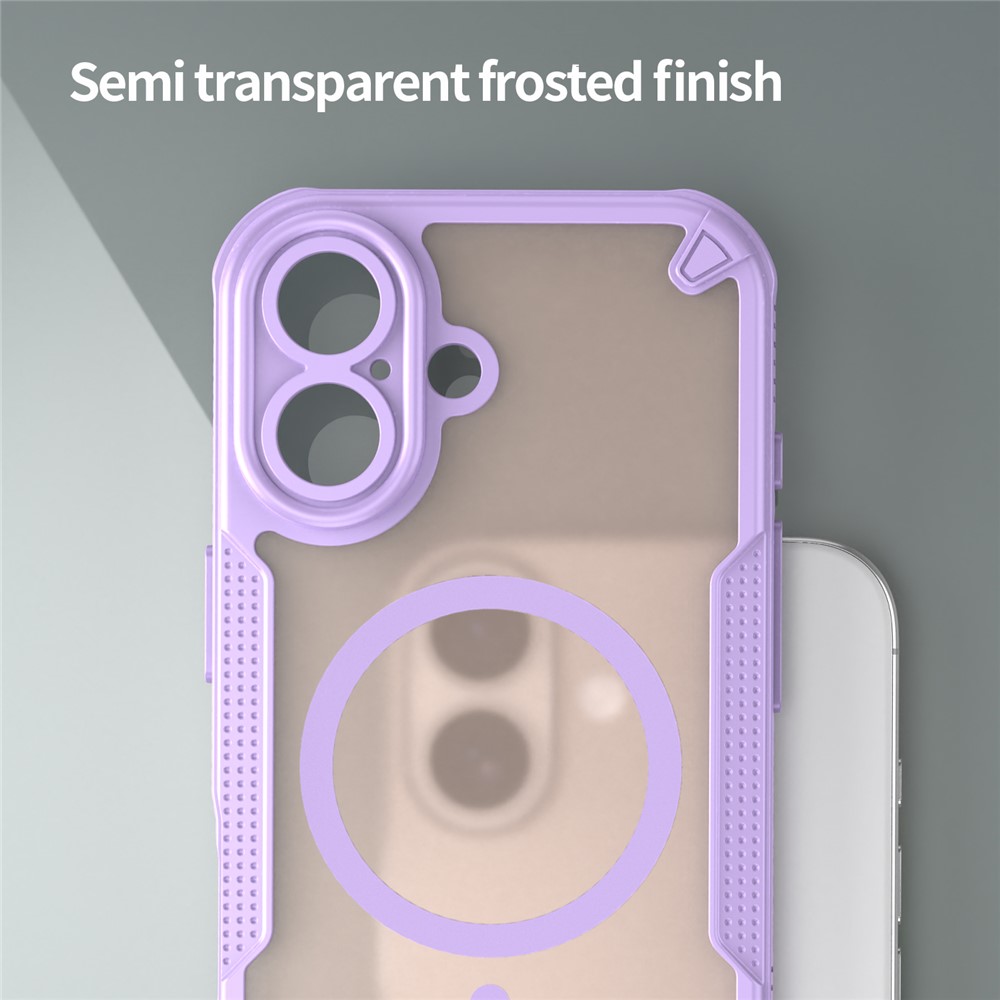  iPhone 17 Skal MagSafe Hybrid Armor Lila - Teknikhallen.se