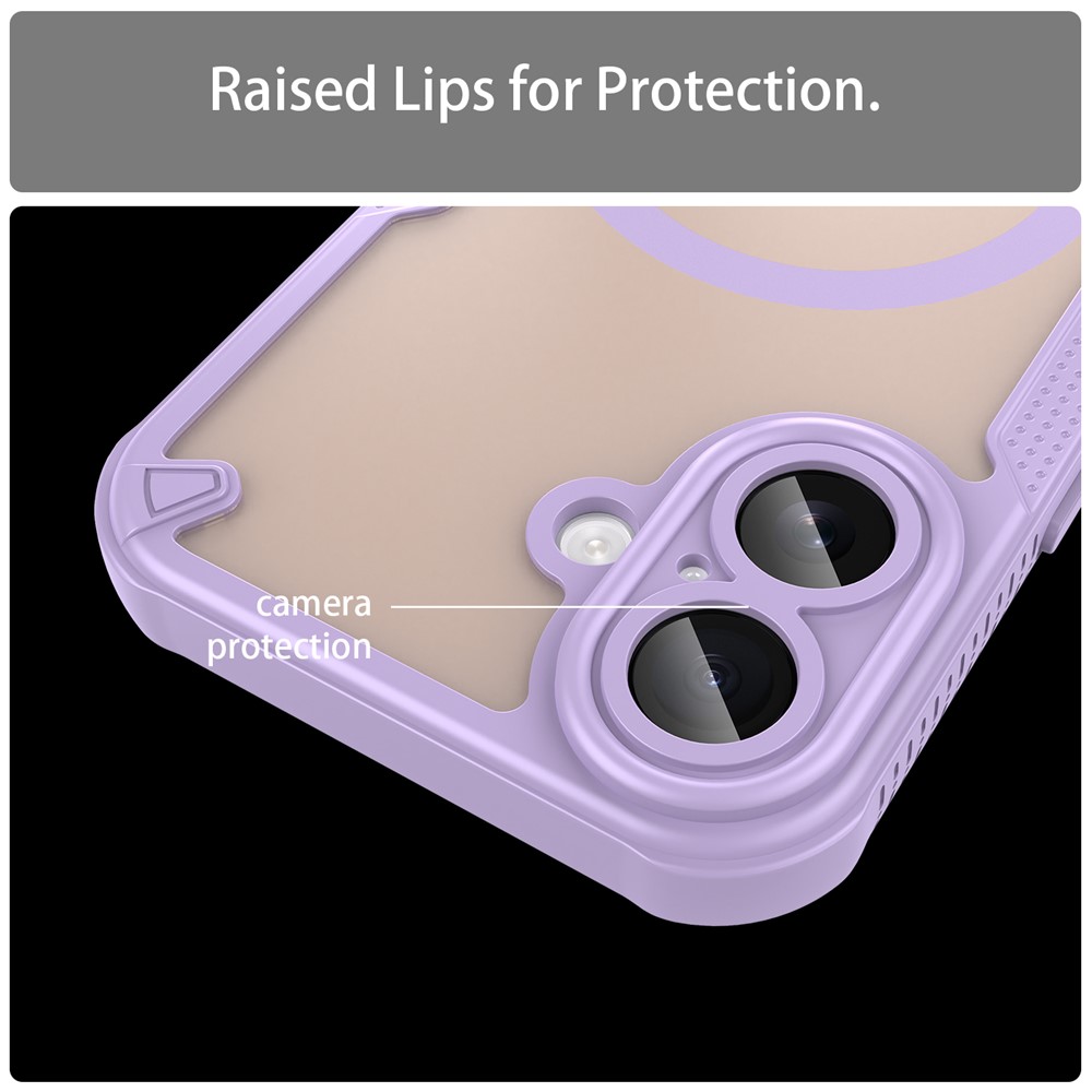  iPhone 17 Skal MagSafe Hybrid Armor Lila - Teknikhallen.se