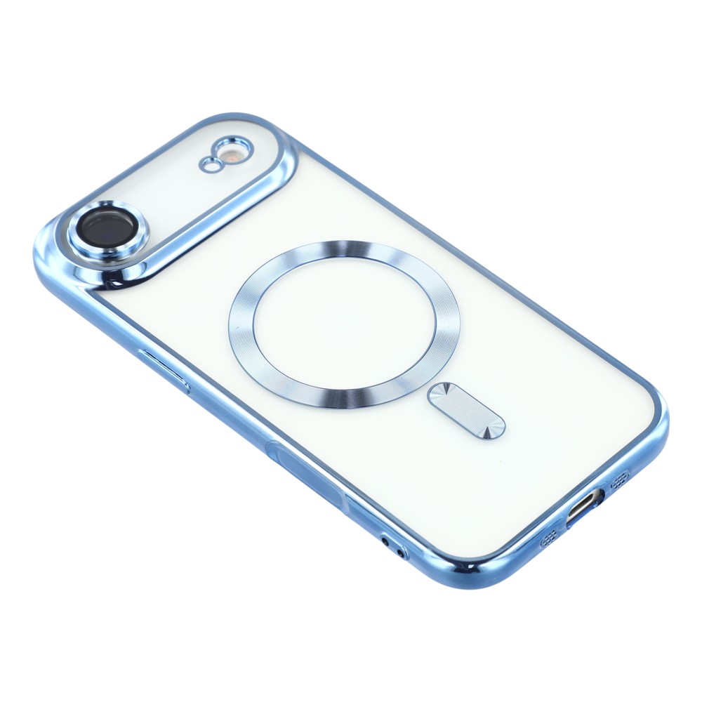  iPhone 17 Air Skal MagSafe Electroplated TPU Blå - Teknikhallen.se