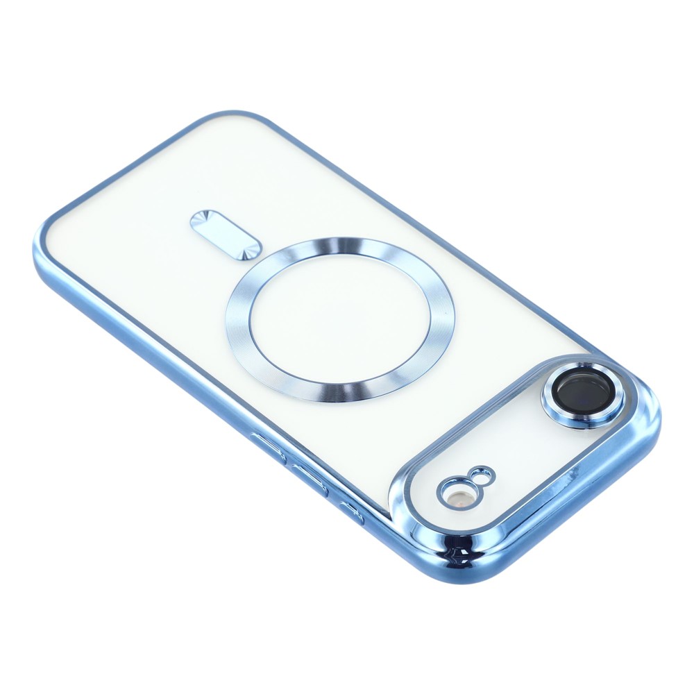  iPhone 17 Air Skal MagSafe Electroplated TPU Blå - Teknikhallen.se