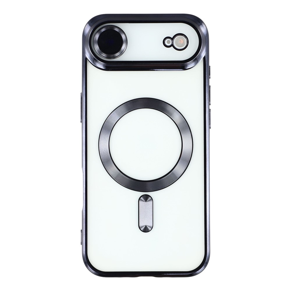  iPhone 17 Air Skal MagSafe Electroplated TPU Svart - Teknikhallen.se