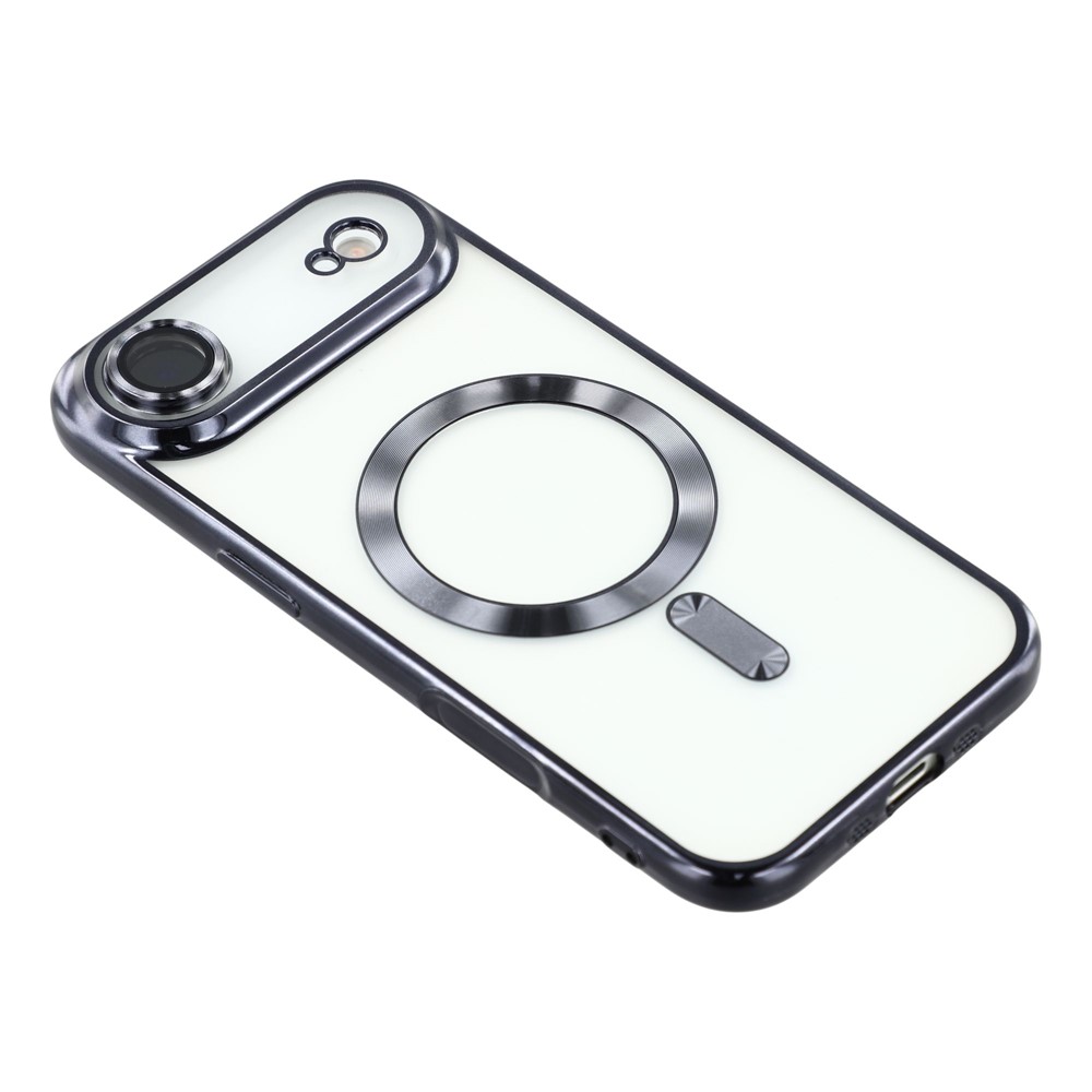  iPhone 17 Air Skal MagSafe Electroplated TPU Svart - Teknikhallen.se