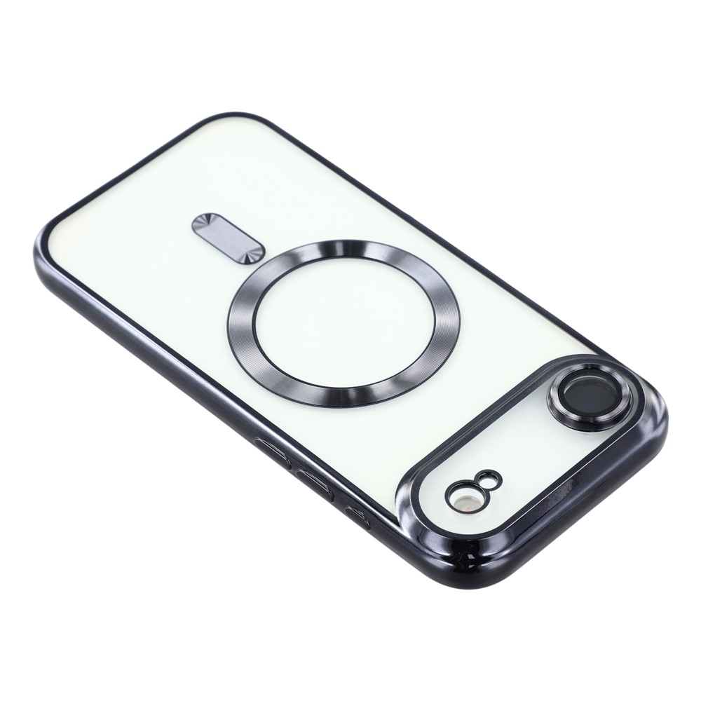  iPhone 17 Air Skal MagSafe Electroplated TPU Svart - Teknikhallen.se