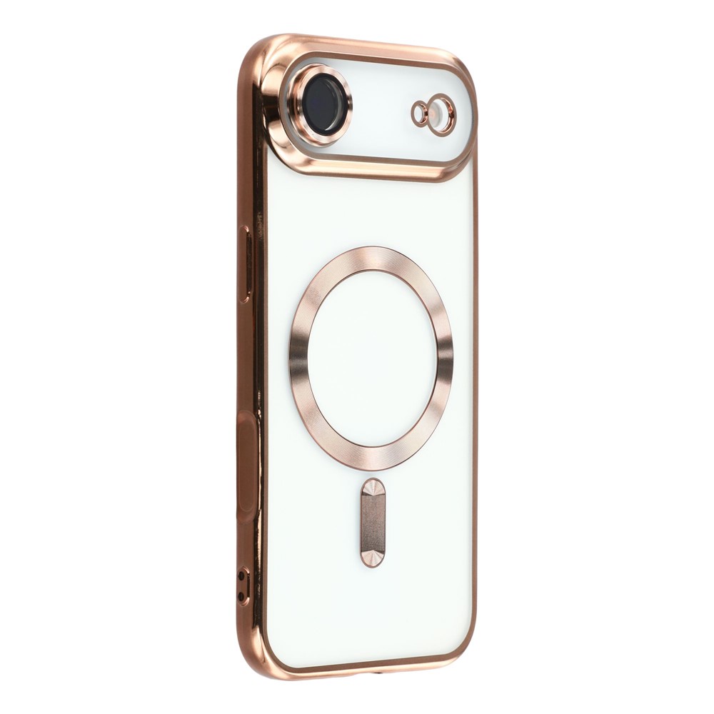  iPhone 17 Air Skal MagSafe Electroplated TPU Roséguld - Teknikhallen.se