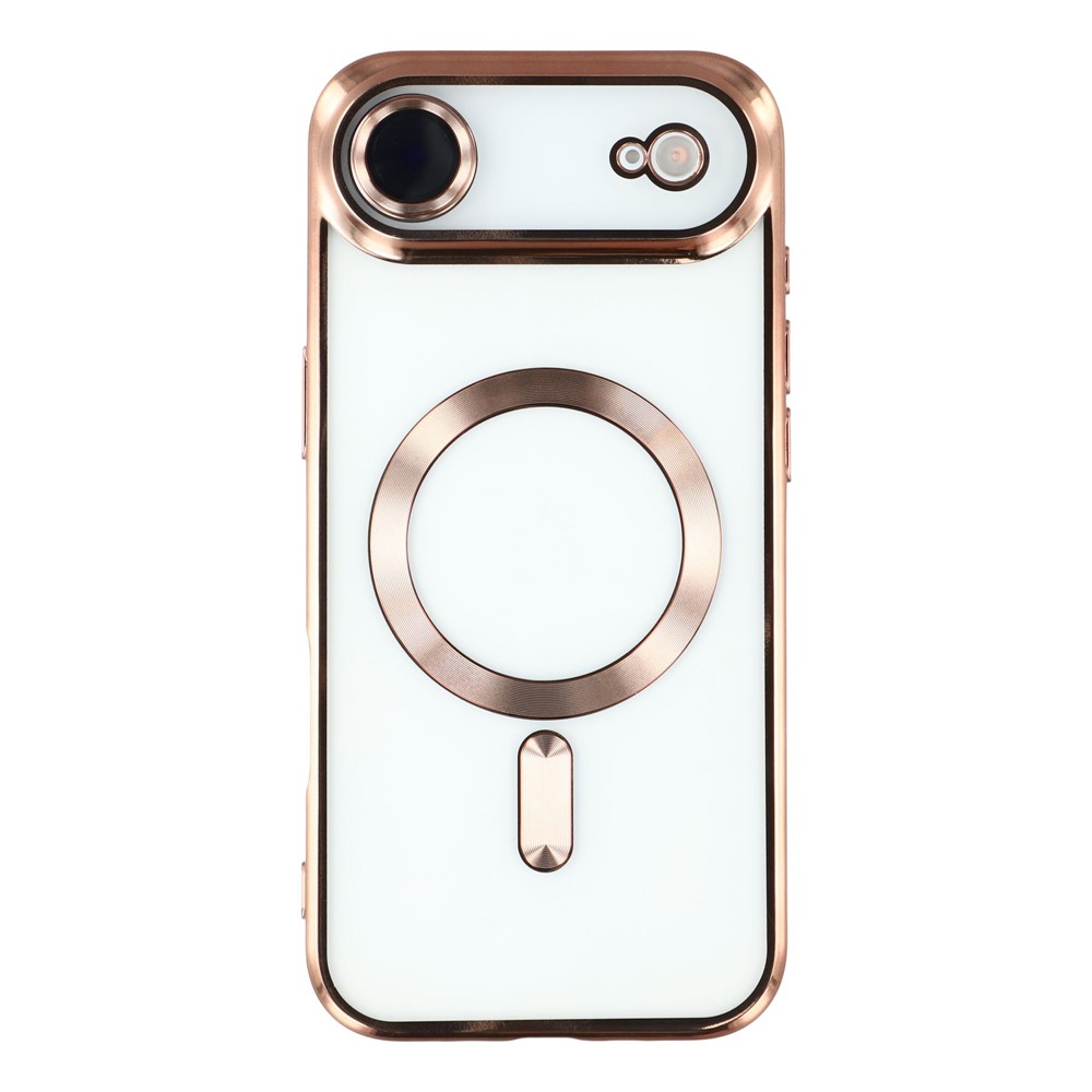  iPhone 17 Air Skal MagSafe Electroplated TPU Roséguld - Teknikhallen.se