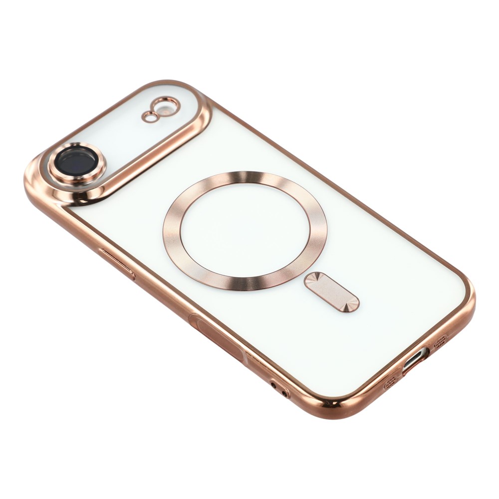  iPhone 17 Air Skal MagSafe Electroplated TPU Roséguld - Teknikhallen.se