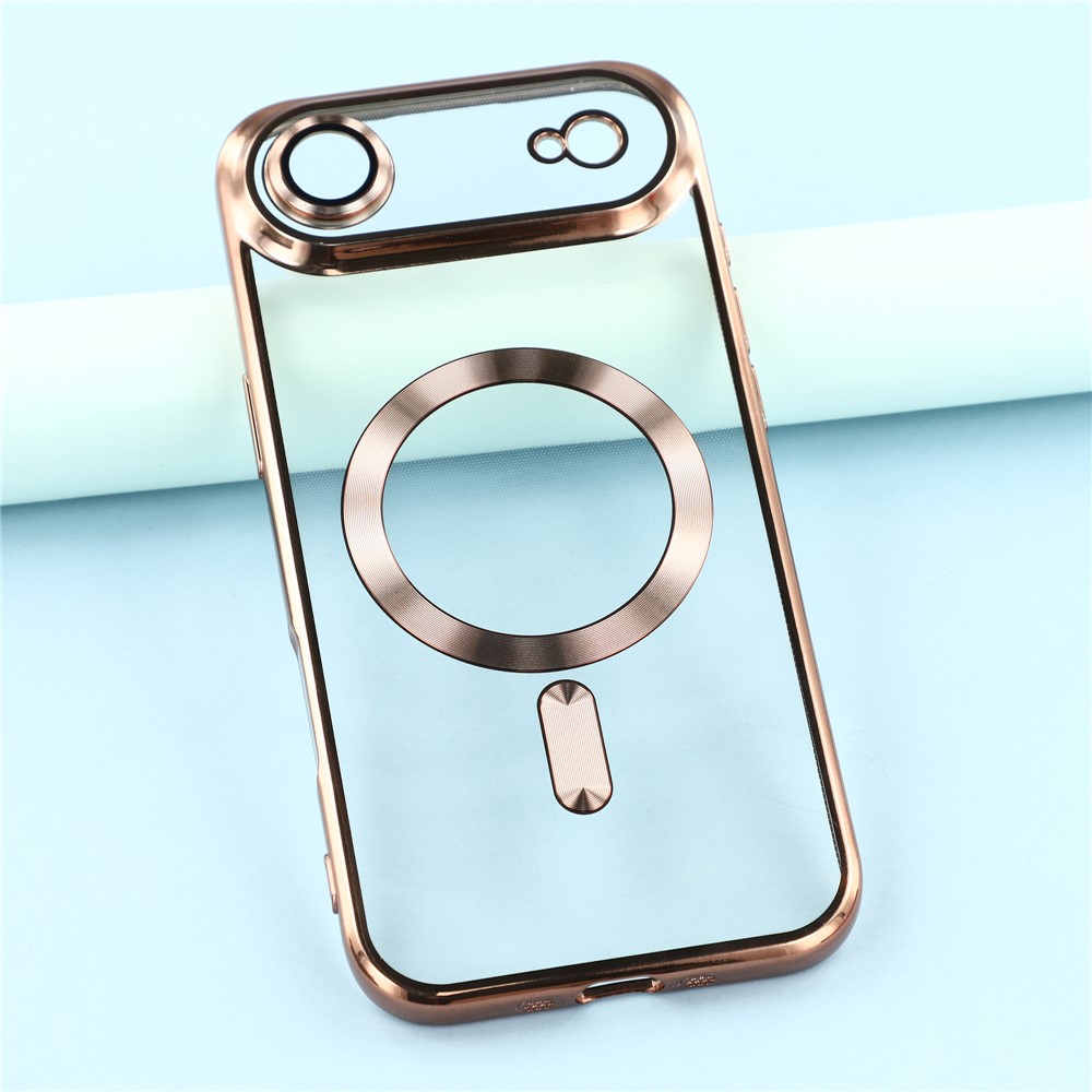  iPhone 17 Air Skal MagSafe Electroplated TPU Roséguld - Teknikhallen.se