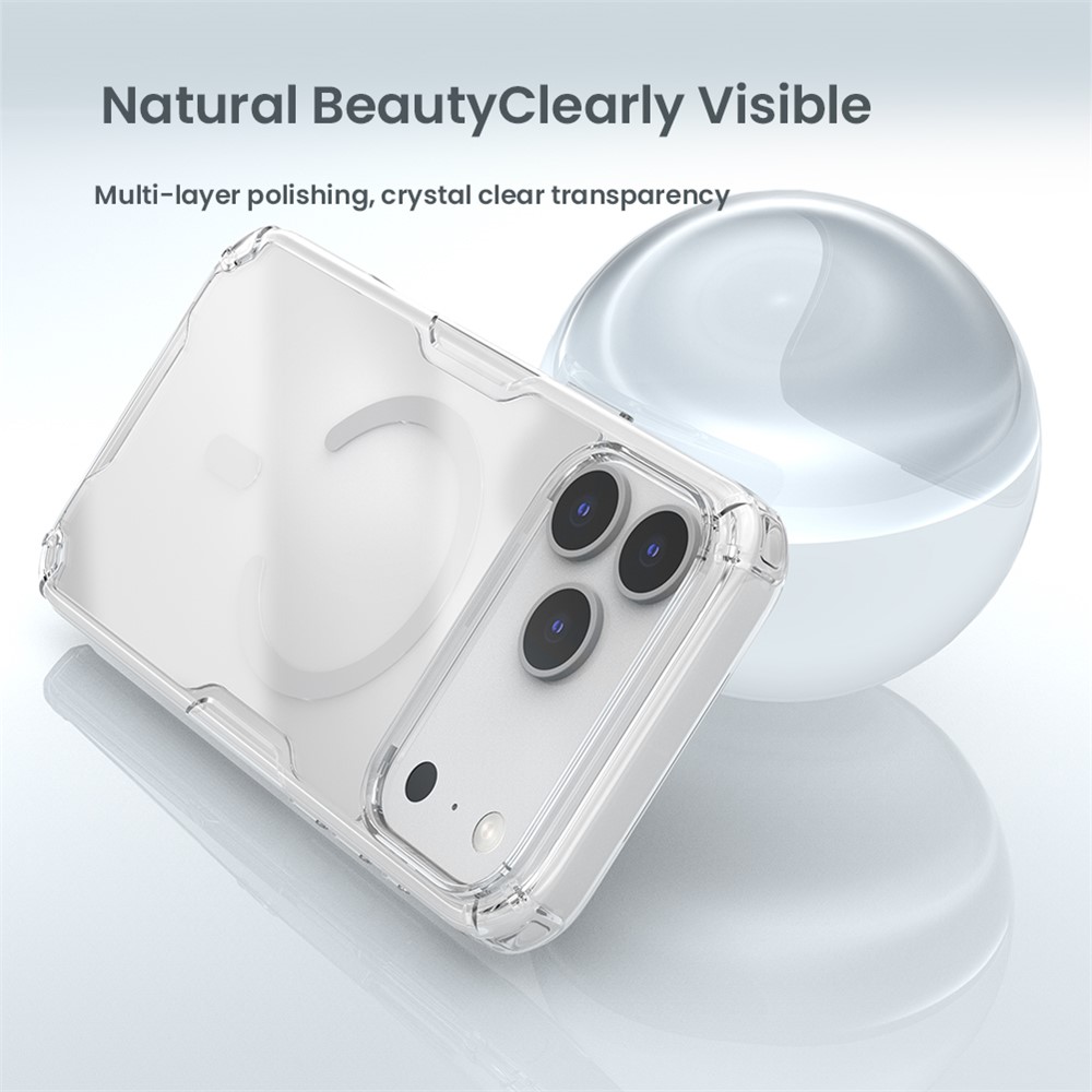 NILLKIN NILLKIN iPhone 17 Pro Skal MagSafe Nature Pro Svart - Teknikhallen.se