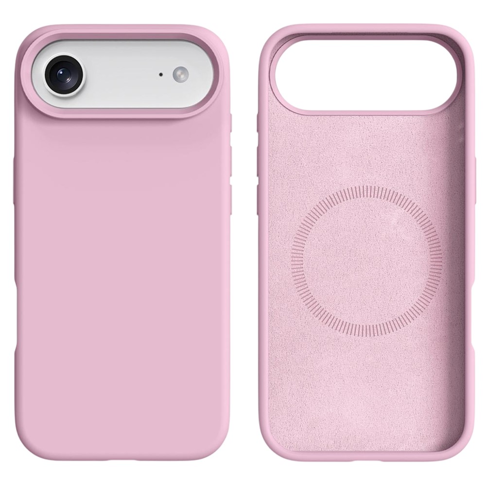  iPhone 17 Air Skal MagSafe Liquid Silikon Rosa - Teknikhallen.se