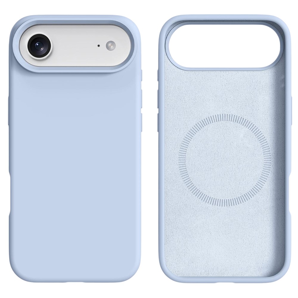  iPhone 17 Air Skal MagSafe Liquid Silikon Blå - Teknikhallen.se