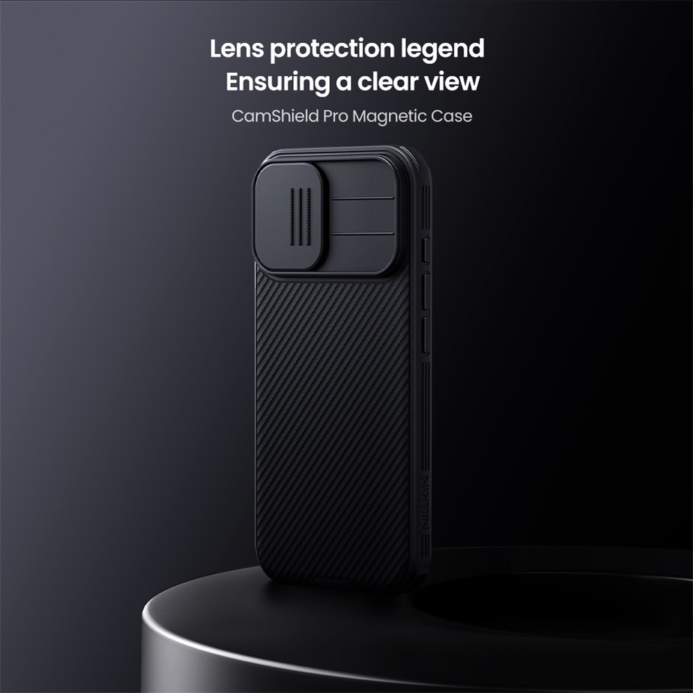 NILLKIN NILLKIN iPhone 17 Skal MagSafe CamShield Pro Svart - Teknikhallen.se