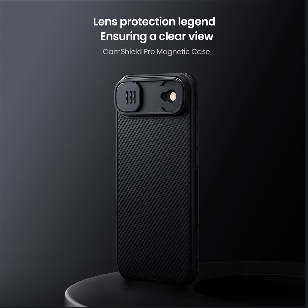 NILLKIN NILLKIN iPhone 17 Air Skal MagSafe CamShield Pro Svart - Teknikhallen.se