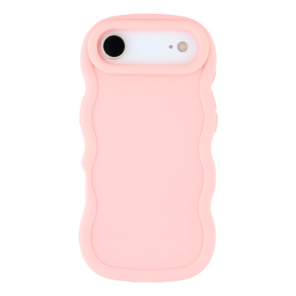  iPhone 17 Air Mobilskal Wavy Ljus Rosa - Teknikhallen.se